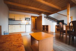 Kuchyňa alebo kuchynka v ubytovaní Apartmány Jurica Boží Dar 84