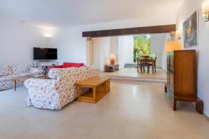 Telewizja i/lub zestaw kina domowego w obiekcie Villa Mar Gran