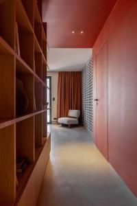 A bed or beds in a room at The Newel Psychiko