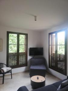A seating area at Mesones 54