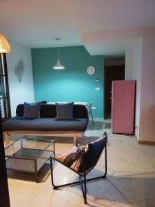 A seating area at Mesones 54
