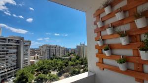 Balkón alebo terasa v ubytovaní Cozy apartment GALA