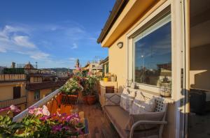 Balkon lub taras w obiekcie Apartments Florence - Florence Magic House