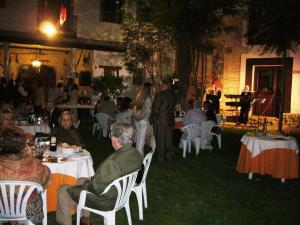 ห้องอาหารหรือที่รับประทานอาหารของ Gran Posada La Mesnada