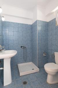 Ванна кімната в Plastiras Sea View Apartments