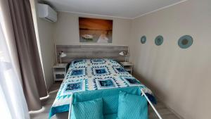 Posteľ alebo postele v izbe v ubytovaní TópART Apartman C
