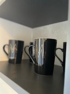 Príslušenstvo na prípravu kávy alebo čaju v ubytovaní Aellw cozy apartment 1 + 11 fotografií