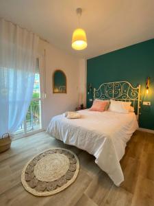 En eller flere senge i et værelse på Benalmádena costa - 100m de la playa - Lecorbusier