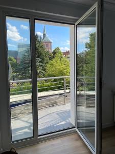 Balkón alebo terasa v ubytovaní Dubois Apartments Kołobrzeg