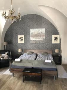 Postel nebo postele na pokoji v ubytování Apartmán No 244