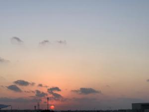 The sunrise or sunset as seen from Az apartmant or nearby
