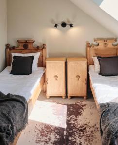 Postel nebo postele na pokoji v ubytování Hotel Pernigele