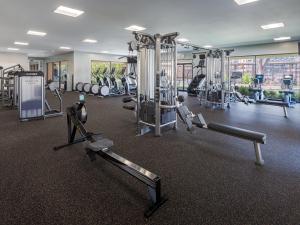 Fitness centrum a/nebo fitness zařízení v ubytování Omni Las Colinas Hotel
