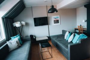 TV a/nebo společenská místnost v ubytování Clarion Hotel Wisby