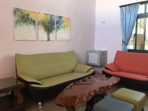 Posezení v ubytování 小葉園民宿Little Ya B&B