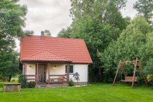 Ogród w obiekcie Domek w Lipieńcu