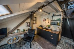 Kuchyňa alebo kuchynka v ubytovaní Apartamenty Rymanów