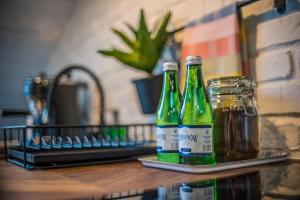 Nápoje v ubytovaní Apartamenty Rymanów