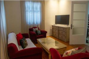 Televízia a/alebo spoločenská miestnosť v ubytovaní G&N APARTMENT