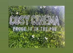 Certifikát, hodnocení, plakát nebo jiný dokument vystavený v ubytování Cosy Cinema