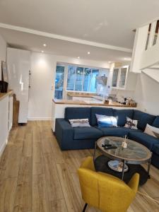 Część wypoczynkowa w obiekcie Villa Bagatelle à 300m de la plage centrale, 3 chambres