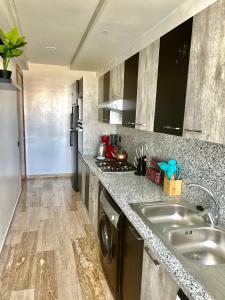 A kitchen or kitchenette at Future apartments