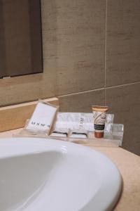 A bathroom at Hotel Arha Mar Comillas