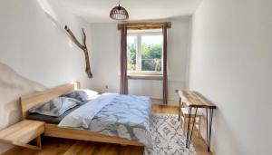 Posteľ alebo postele v izbe v ubytovaní Bieszczady Guest House