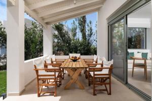 Patio nebo venkovní prostory v ubytování Villa Elora Platanias