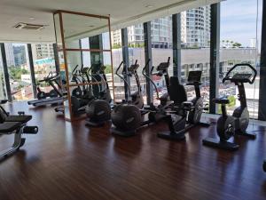 Fitness center at/o fitness facilities sa Landmark Magnificient Coastline View Studio with Netflix
