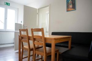 Khu vực ghế ngồi tại Ferienwohnung Gruppenhaus bis 12 Personen +9 ảnh