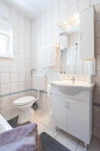 Koupelna v ubytování Apartman BILI