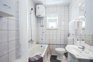 Koupelna v ubytování Apartman BILI