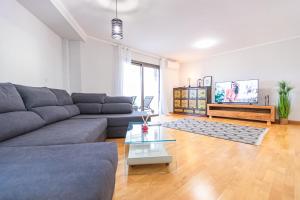 A seating area at Amazing Duplex with panoramic ocean views