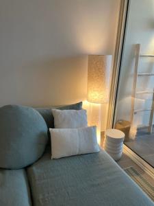 Postel nebo postele na pokoji v ubytování Appartement Aqua Nanda