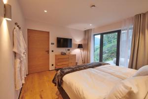 Letto o letti in una camera di Bear & Bison Lake View