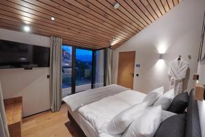 Letto o letti in una camera di Bear & Bison Lake View