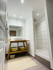 Koupelna v ubytování Appartement Aqua Nanda