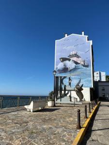 Photo de la galerie de l'établissement Apartamento Arao Malpica con vistas al mar, à Malpica