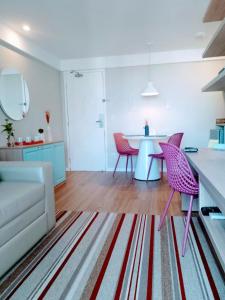 Χώρος καθιστικού στο Top Flat Fortaleza