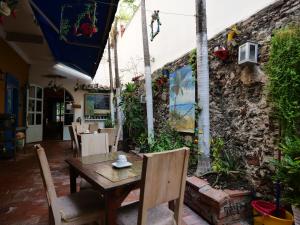 Restaurant o un lloc per menjar a Hotel Casa de Las Palmas