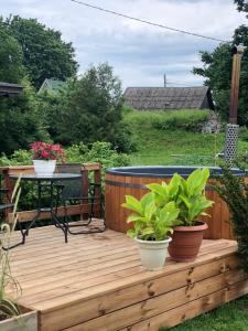 Zahrada ubytování Lahemaa Glamping