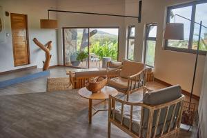 Posezení v ubytování Hotel Hare Uta