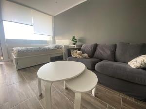 Posezení v ubytování 3 Zimmer Apartment Duisburg Homberg 7 Etage