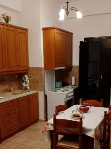 Kuchyň nebo kuchyňský kout v ubytování Guest House in the heart of Areopolis