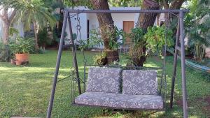 A garden outside Casa de Mia