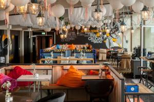 Staycity Aparthotels Leipzig City Centre的休息区