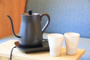Tetera y cafetera en KusatsuOnsen AeruyadoTakamatsu