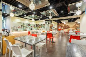 Restaurace v ubytování CU Hotel Taipei