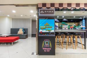 Herní místnost v ubytování CU Hotel Taipei